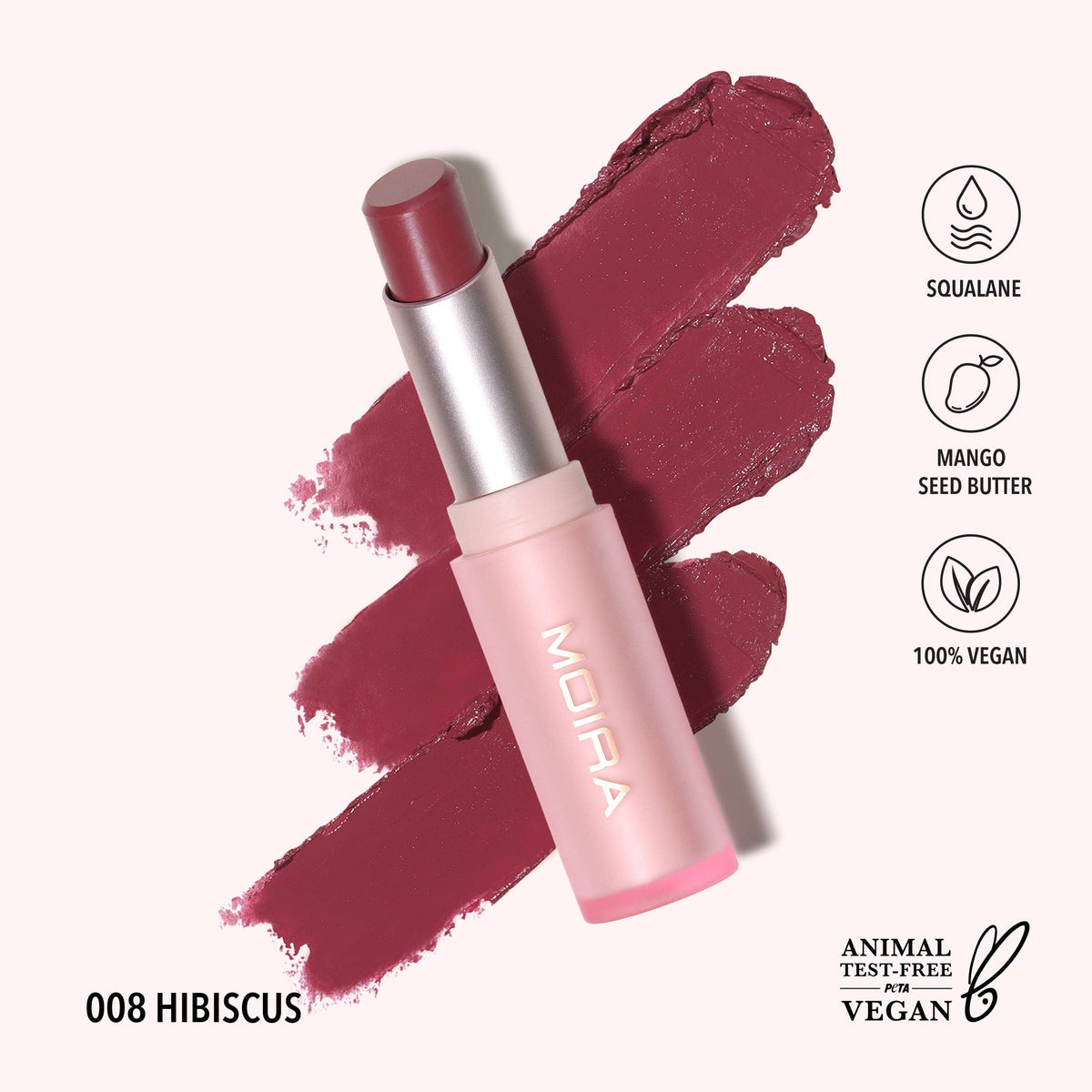 Moira Signature Lipstick - 014, Glowing Champagne