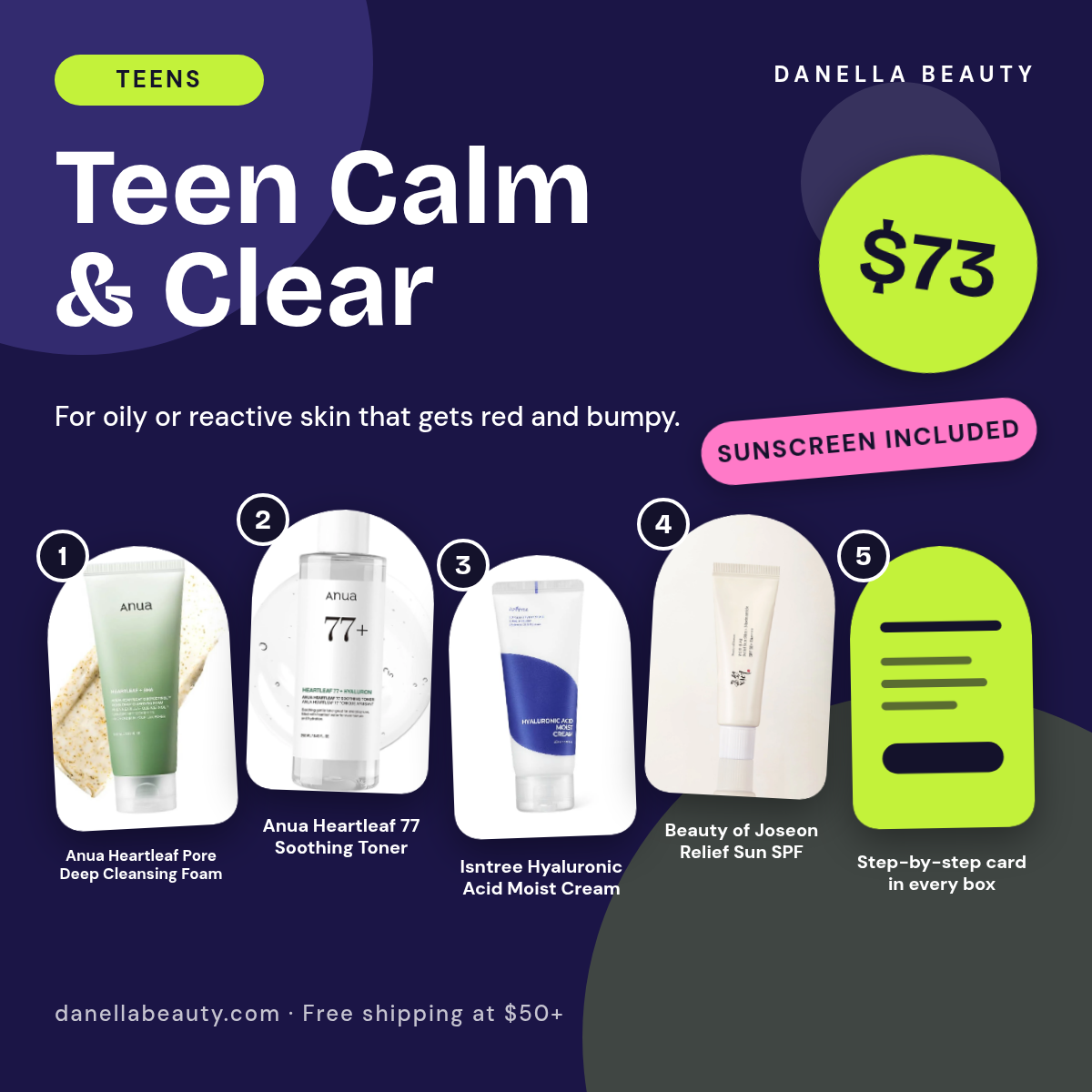 Teen Calm & Clear Routine
