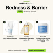 Redness & Barrier Routine, 3-Step with 3 K-beauty products, Danella Beauty
