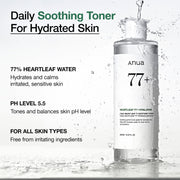 Heartleaf 77 Soothing Toner 250ml — product view 6