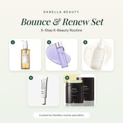 Bounce & Renew Set – 5-step K-beauty routine set, all 5 products shown, Danella Beauty