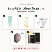 Bright & Glow Routine – Essentials Set with 5 products, Danella Beauty