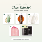 Clear Skin Set – 5-step K-beauty routine set, all 5 products shown, Danella Beauty