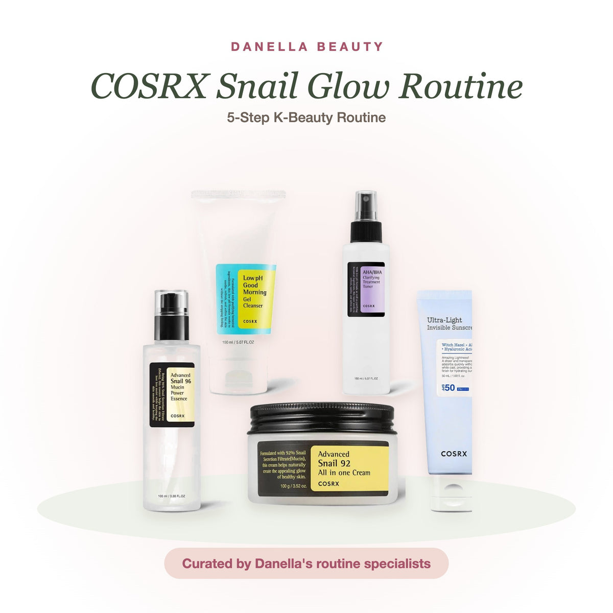 COSRX Snail Glow Routine