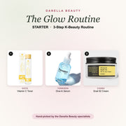 Danella Glow Routine Starter: OOTD Vitamin C Toner, Torriden Dive-In Serum and COSRX Snail 92 Cream