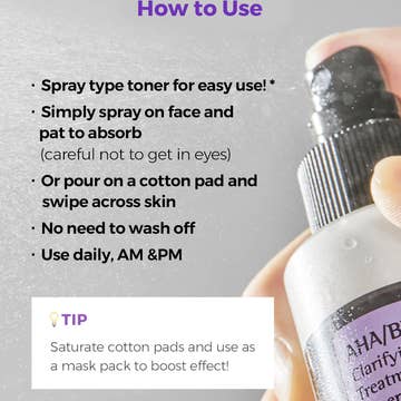 AHA BHA Clarifying Treatment Toner — product view 5