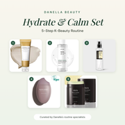 Hydrate & Calm Set – 5-step K-beauty routine set, all 5 products shown, Danella Beauty