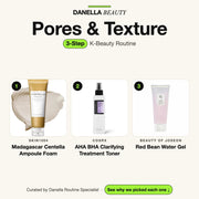 Pores & Texture Routine, 3-Step with 3 K-beauty products, Danella Beauty