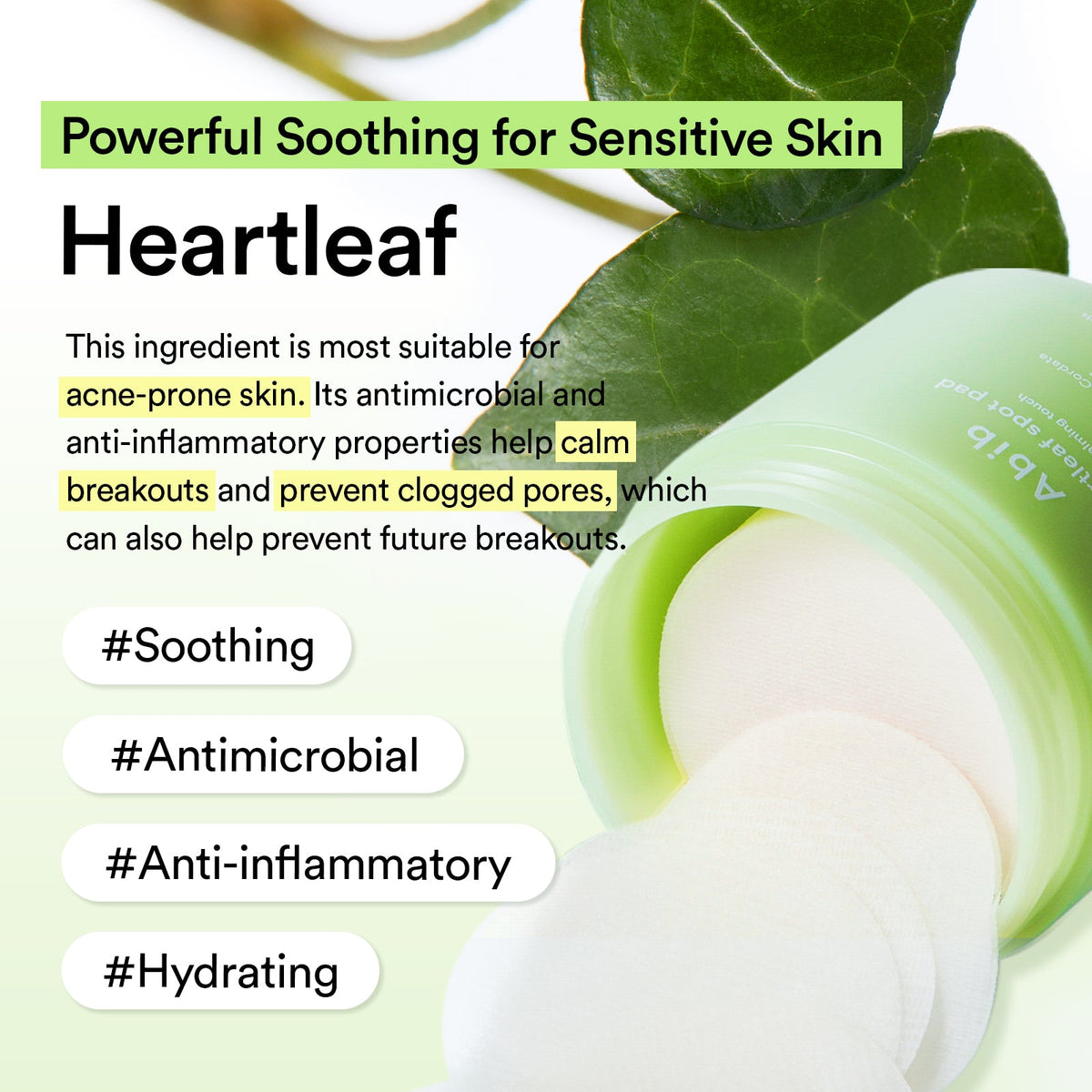 Heartleaf Spot Pad Calming Touch 150ml — product view 10